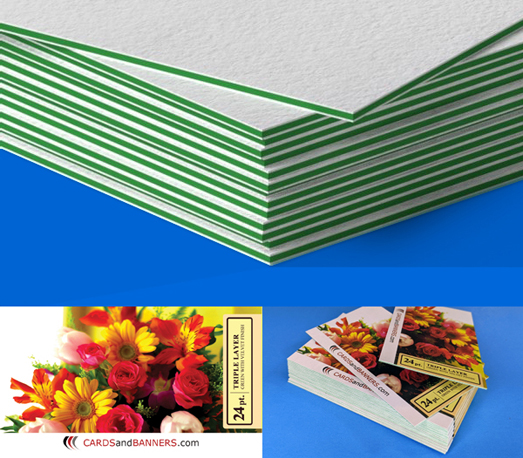 Premium Business Cards - Thick 3 colored Layers