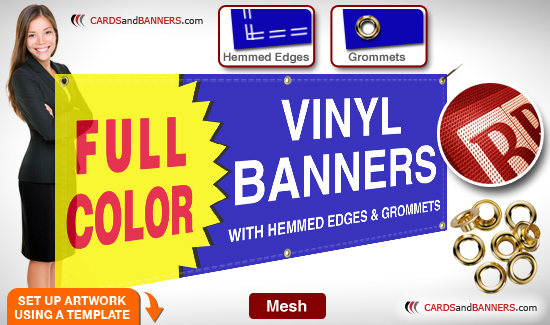 Mesh Banner (10oz.)