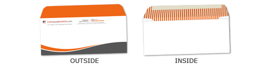 Envelopes inside and outside printing
